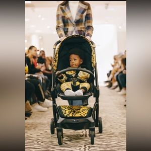 Versace 2-Piece Baby Boy Black, Gold and White Tracksuit.